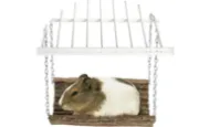 Flamingo rod swing - Дървена люлка за гризачи, 20/10 см. 1