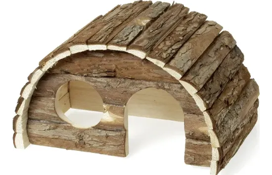 Flamingo Hideaway Kim 15 - Дървена къща за гризачи, 15x9,5x9 см.