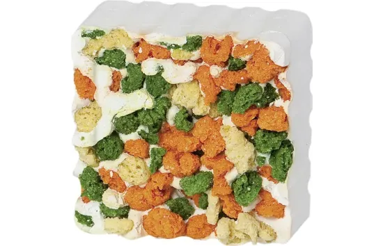 Flamingo Rodent Stone Knibbles - Минерален камък за гризачи с царевица, 8.6 x 7.6 x 3.2 см.