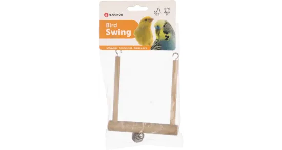 Flamingo Swing Small - Люлка за птици със звънче, 13/12 см.