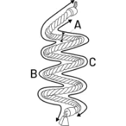 Flamingo Twister perch cotton Small - Въжени кацалки за птици 3