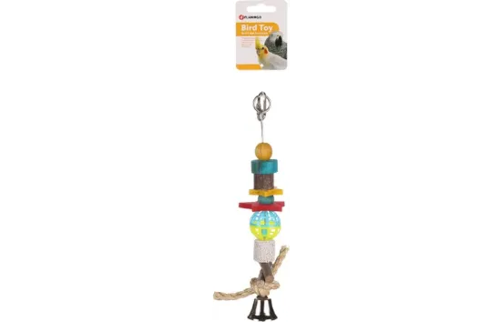 Flamingo lava wood - Забавна играчка за папагали, 27 см.