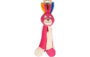 Flamingo Kareau - Плюшено розово зайче със звук за кучета, 37 см. 2