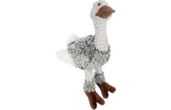 Flamingo - Плюшена играчка за кучета във форма на Ему, 30 см.