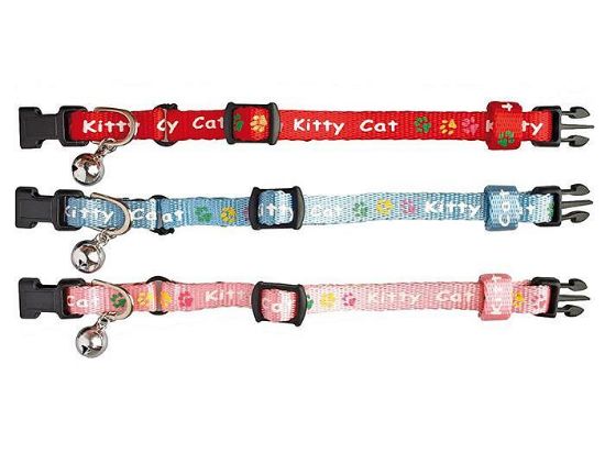 Flamingo Cat collar - Регулируем нашийник за котки, 15-22 см./три цвята/1 брой