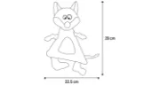 Flamingo Kereau Fox - Играчка за кучета във форма на парцалена лисица, 29 см. 2