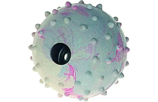 Flamingo dog ball - Кучешка играчка - гумена топка със звънче, 5 см.