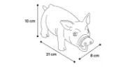 Flamingo dog toy Pig - Забавна кучешка играчка , латексово прасенце, 22 см. 2
