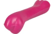 Flamingo Rubber Bone - Забавна играчка за дъвчене за кучета - гумен кокал, 12 см./ различни цветове 2