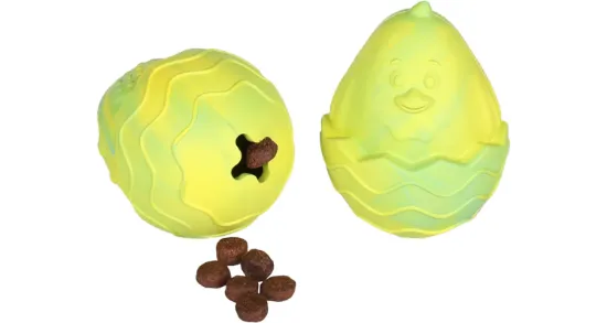 Flamingo Aara - Гумена играчка за кучета за пълнене с лакомства, 10.2 см.