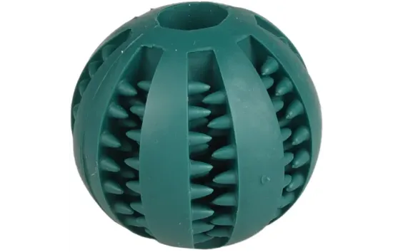 Flamingo - Дентална играчка за кучета, гумена топка, масажира венците , 7 см.