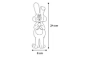 Flamingo Latex Rabbit - Забавна кучешка играчка - латексов заек, 23 см. 2