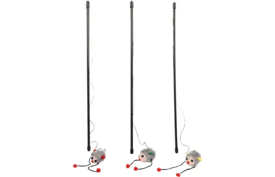 Flamingo Cat toy - Играчка за котки, въдица с мишка, 11 х 4 х 6 см.