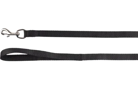 Flamingo dog lead - Модерен повод за кучета, 5 метра/15мм. - черен