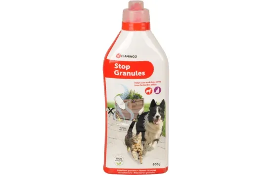 Flamingo Stop dog and Cat - Гранули за маркиране на територия против кучета и котки, 600 гр.