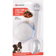 Flamingo - Капачки за консерви с лъжица, 7.5 см. 2