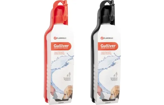 Flamingo Dispenser Hawaii - Шише за вода за кучета, 750 мл./различни цветове
