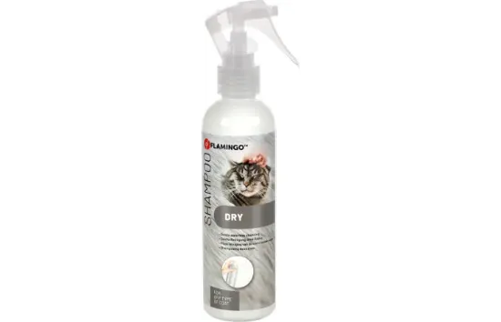Flamingo Cat Dry Easy Clean Spray Shampoo - Сух шампоан за котки, 200 мл.