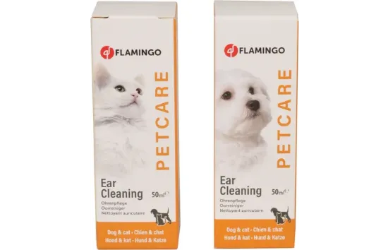 Flamingo Ear clean - Лосион за кучета за почистване на ушите, 50 мл.