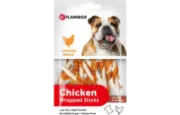 Flamingo Chick N Snack Rawhide - Лакомство за кучета, пръчици от пилешко месо, 65 гр 2
