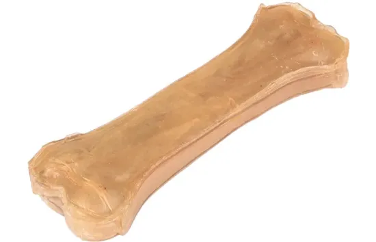 Flamingo Pressed Bone - Лакомство за кучета - пресован кокал от телешка кожа, 12. 5 см. - в пакет