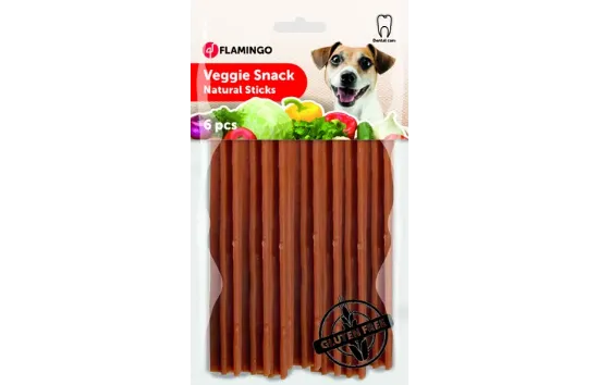 Flamingo Veggie snack - Вкусно лакомство за кучета със зеленчуци, х 12 см