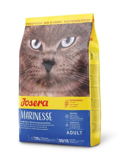 Josera Marinesse Cat Food - Супер премиум храна за котки, които обичат риба и котки с хранителна непоносимост със сьомга, 2 кг.