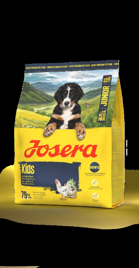 Josera Kids - Пълноценна храна за подрастващи кучета над 2 месеца от средни и едри породи с пилешко месо 900 гр.