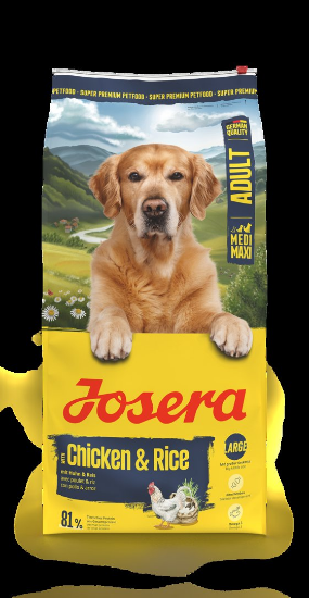 Josera Dog Large Breed - Пълноценна суха храна за израснали кучета от големи и едри породи с пилешко месо и сьомга, 12.5 кг.