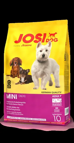 Josera Josidog MINI - Пълноценна храна за възрастни кучета от малки и мини породи с пилешко месо, 10 кг.
