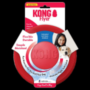 Kong Flyer Large - Кучешка играчка - фризби 23 см. червен 2