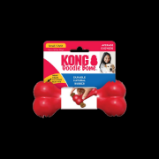 Kong Goodie Bone Medium - Кучешка играчка - кокал за дъвчене с място за слагане на лакомства 18 см.червен 2