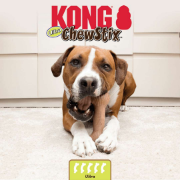 Kong ChewStix Medium - Кучешка играчка за дъвчене с аромат на бекон 3