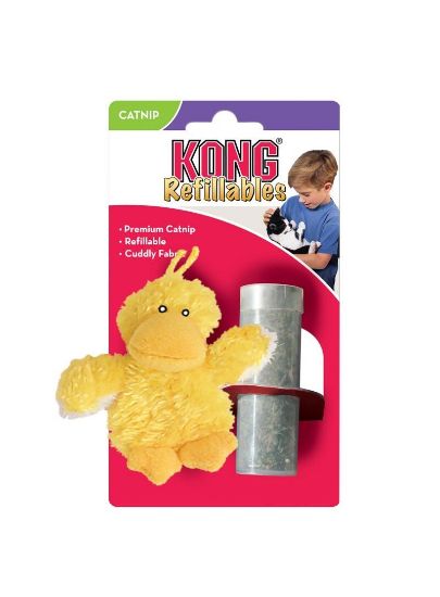 Kong Cat Toy Duck - Забавна котешка играчка - плюшено пате 16 см.