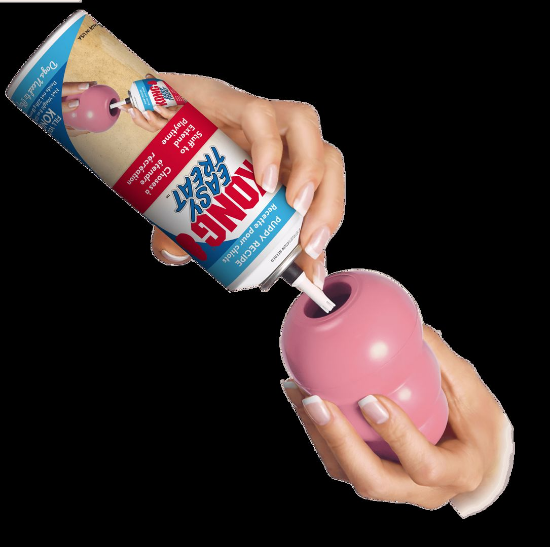 Kong Easy Treat Puppy - Лакомство за подрастващи кучета под формата на паста, за пълнене на играчки с пилешко месо 226 гр