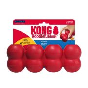 Kong Goodie Ribbon Medium - Забавна гумена кучешка играчка за дъвчене с място са поставяне на лакомства 3