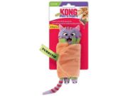 KONG Pull-A-Partz Purrito - Забавна котешка играчка с котешка трева стимулираща играта 2