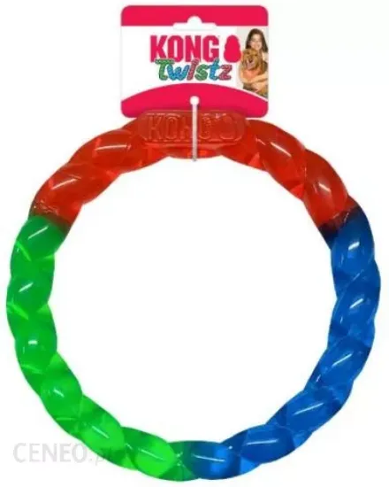 KONG Twistz Ring - Забавна и издръжлива играчка за кучета