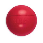 Kong Ball Medium/ Large - Гумена топка за кучета 7 см. червена 4