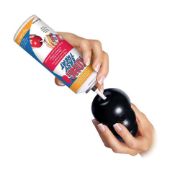 Kong Extreme Medium - Гумена кучешка играчка за дъвчене с място за поставяне на лакомство 8.5 см. черна 4