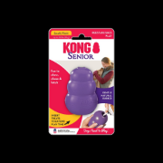 Kong Medium Senior - Забавна гумена играчка за кучета над 6г. с пространство за лакомства 8.5 см. 3