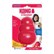 Kong Classic Small - Кучешка играчка от каучук за дъвчене с пространство за лакомства 8 см. 3