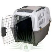 Leopet Trasportino Skudo IATA 3 - Транспортна клетка с метална врата за кучета и други домашни любимци, 60/40/39 см. 3