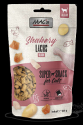 Mac's Cat Adult Shakery Salmon лакомство с пилешко, сьомга и говеждо за израснали котки 60 гр 1