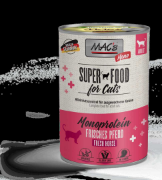 Mac's Monoprotein Cat - Премиум консервирана храна за израснали капризни и чувствителни котки, без зърно, с конско месо, 200 гр. 1
