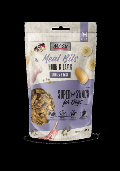 Mac's Meat Bits меко лакомство с пилешко, агнешко и зелена леща