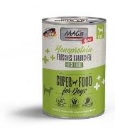 MAC's Mono Sensitive Dog Food - Балансирана консервирана храна за кучета с чувствителен стомах, без зърно, със заешко месо, картофи и грах, 800 гр 2