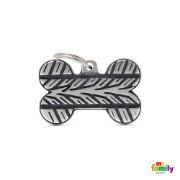 My Family Bronx Dog Tag Big Bone Pneumatic - Ръчно изработен медальон кокал - адресник за кучета 3.5 см. / 4.8 см. 1