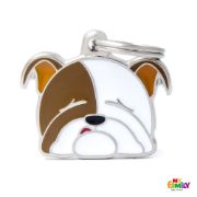 My Family Dog Tag ID - Кучешки адресник - порода Английски Булдог 1