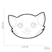 My Family Cat Tag - White European Shorthair Cat - Елегантен адресник за котки - порода Европейска късокосместа, бял 2